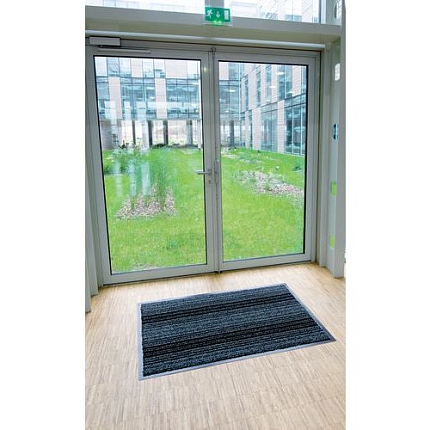 Vnější čisticí rohož absorpční, 100 x 60 cm, šedá