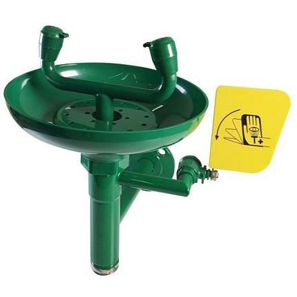 Bezpečnostní oční sprcha na stěnu, plastová - Manutan Expert