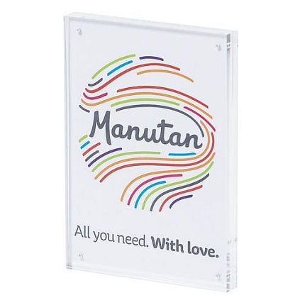 Magnetický stojánek na letáky Manutan Expert, A5