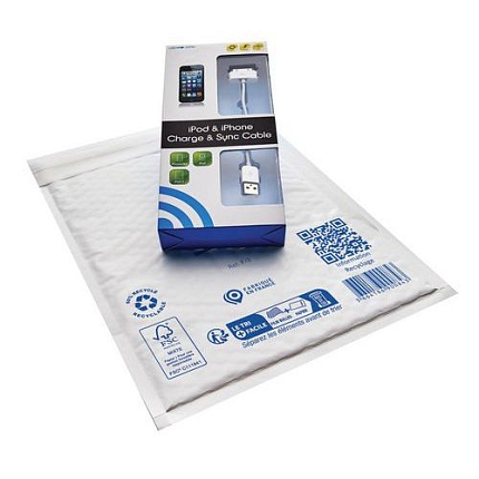 Zásilkové obálky z bublinkové fólie, 220 x 330 mm, 100 ks