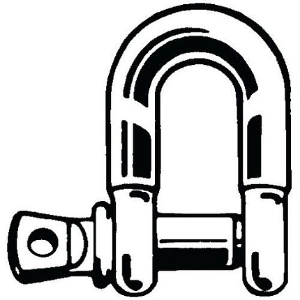 D-článek řetězu DIN 82101 A Ocel Žárový zinek 20MM