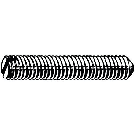 Stavěcí šroub s drážkou a kuželovým koncem DIN 553 Ocel Pravý Bez PU 14H M5X20