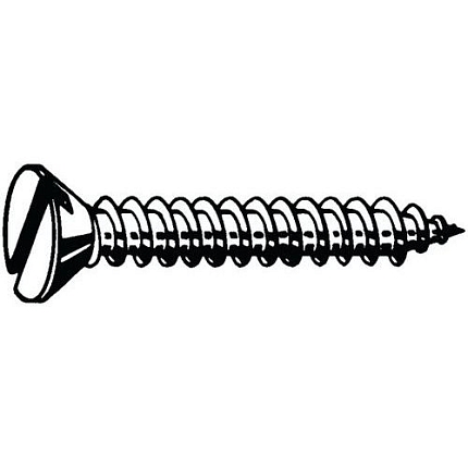 Samořezný šroub se zápustnou hlavou s drážkou DIN 7972 C Ocel Pozinkované ST3,5X22MM