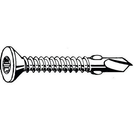 MaxxFast Se zápustnou hlavou a křídly drážka ttap® MaxxFast Ocel Pozinkované ST6.3X50MM