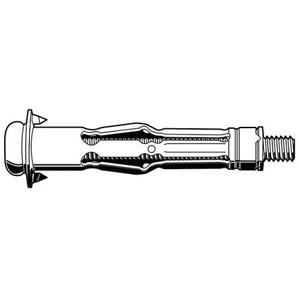 MaxxFast Dutinové hmoždinky MAXXFAST Ocel Pozinkované M4X34