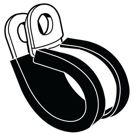 MAXXFAST Pogumovaná příchytka Ocel Pozinkované 24