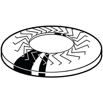 SK Pojistná talířová pružina typ M Pružinová ocel 420-510 HV10 Zinko-hliníkový povlak bez Cr6+ ISO 10683 flZnnc M6