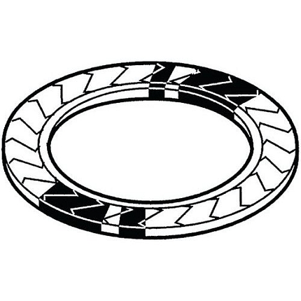 SK Pojistná talířová pružina typ Z Pružinová ocel 420-510 HV10 Zinko-hliníkový povlak bez Cr6+ ISO 10683 flZnnc M10