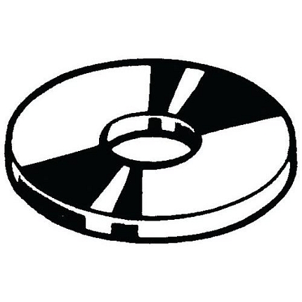 Plochá podložka typ Z NF E25-513 Ocel Pozinkované M4