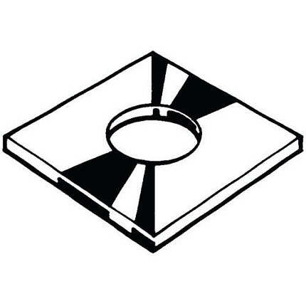 Čtyřhranná podložka DIN 436 Ocel Žárový zinek M20