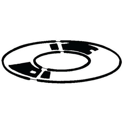 Vymezovací podložka, tloušťka h=0,5 mm DIN 988 Ocel 2 K 50 acc DIN1624 Bez PU h=0,5mm 18X25MM