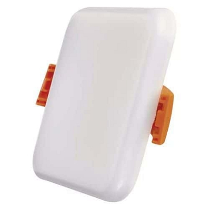 LED vestavné svítidlo Emos VIXXO, čtvercové, bílé, neutrální bílá, 6 W