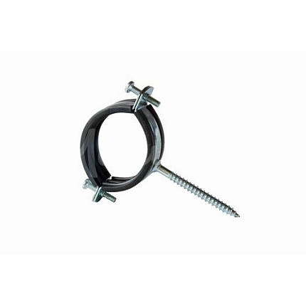 Objímka s gumou 50-63mm a vrutem 70mm, pozink, 50ks