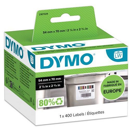 Štítky pro štítkovač Dymo® Label Writer, 70×54 mm