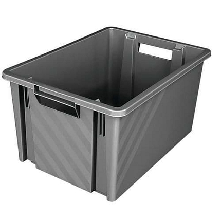 Plastový box NovaBac, 10 l, šedý