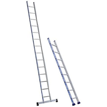 Hliníkový žebřík Platinum Single Tubesca-Comabi, 7 příček