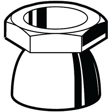 SECURITY Trvalá matice Nerezocel A2 M6 S=10