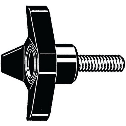 Trojcípá rukojet' s pozinkovaným šroubem Sklolaminátem vyztužený plast se šroubem M12X50