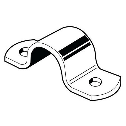 Celá trubková spona ocel Ocel Žárový zinek 22MM