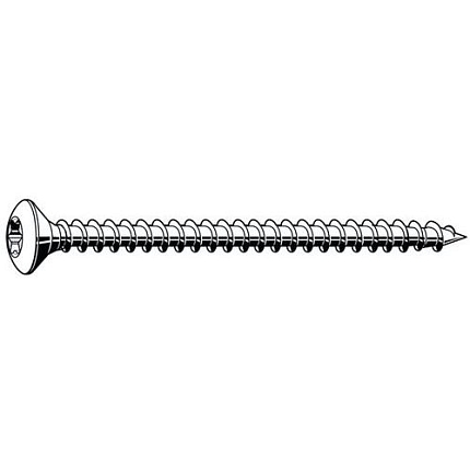 Samořezný šroub se zápustnou čočkovitou hlavou s T-hvězdicí ISO 14587 C Nerezocel A4 4,8X25MM