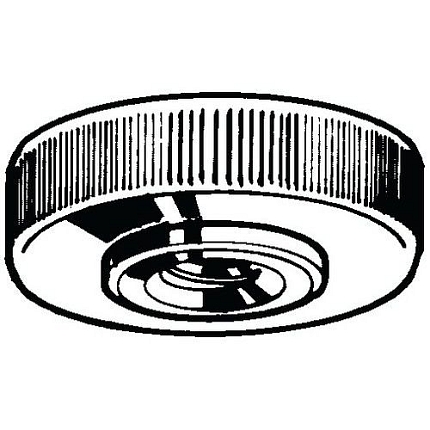 Rýhovaná ruční matice nízká DIN 467 Nerezocel A1 Pravý M6