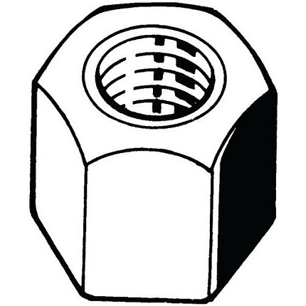 Šestihranná matice DIN 6330 B Nerezocel A1 70 M10