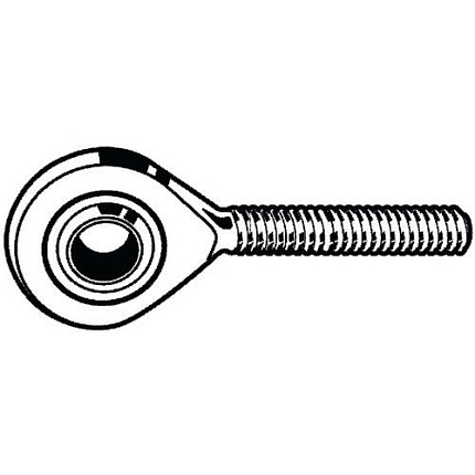 Táhlo s kulovým kloubem s vnějším závitem, typ SMC levý Ocel Pozinkované levý 6MM