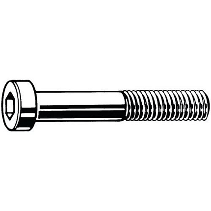 Šroub s nízkou hlavou s vnitřním šestihranem se zahloubením pro pilot DIN 6912 Nerezocel A4 Pravý M6X30