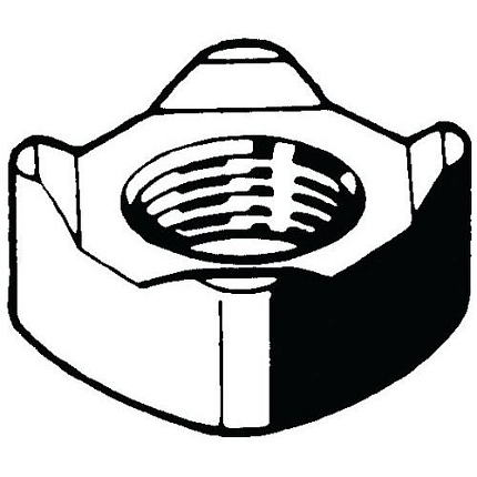 Čtyřhranná navařovací matice DIN 928 Nerezocel A2 Pravý M5