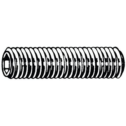 Stavěcí šroub s vnitřním šestihranem a plochým koncem DIN 913 Nerezocel A4 Pravý M3X6