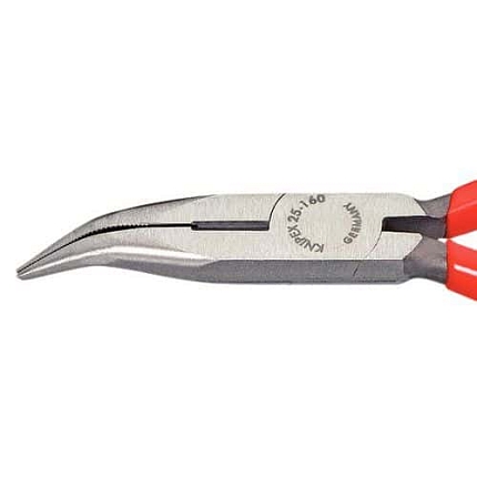 Půlkulaté kleště Knipex, zahnuté, 160 mm