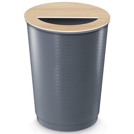 Odpadkový koš na papír CEP Hygiene Maxi 40 l, šedý