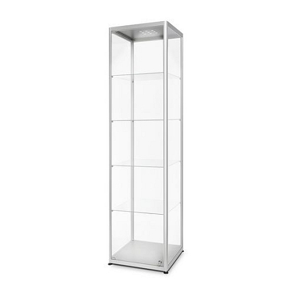 Skleněné produktové vitríny Dekor s osvětlením