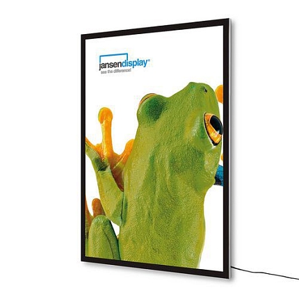 Rám na plakáty Ace s LED osvětlením, černý, A1
