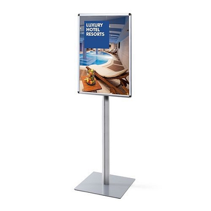 Reklamní stojany Infopole, profil 25 mm, oblé rohy