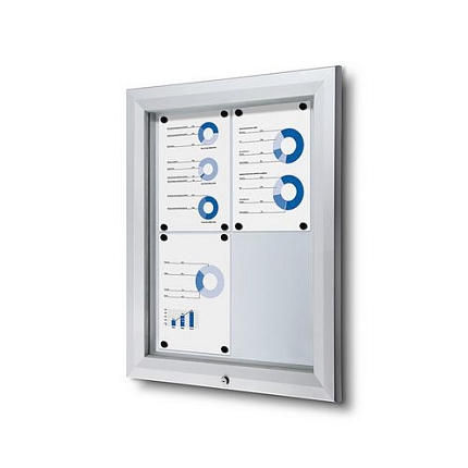 Magnetická vitrína Dom, jednokřídlá, 4 x A4