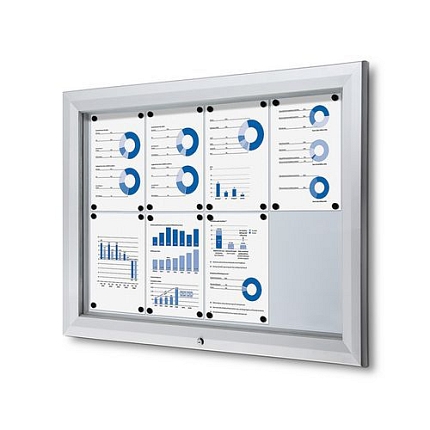 Magnetická vitrína Dom, jednokřídlá, 8 x A4