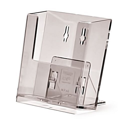 Nástěnný plexi zásobník na letáky JD17, 1 kapsa na výšku, A6