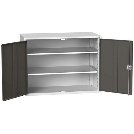 Dílenská skříň policová Bott Verso, 100 x 130 x 55 cm, 2 police, šedá-antracit