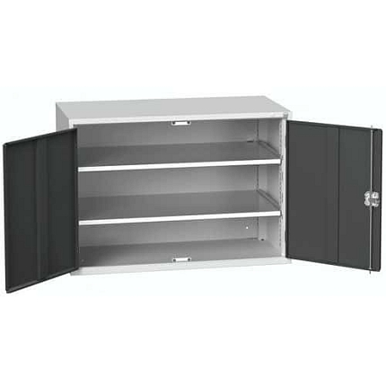 Dílenská skříň policová Bott Verso, 80 x 130 x 55 cm, 2 police, šedá-antracit
