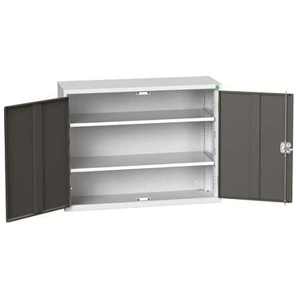 Dílenská skříň policová Bott Verso, 80 x 105 x 35 cm, 2 police, šedá-antracit