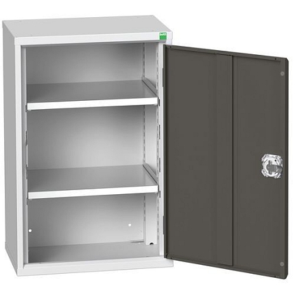 Dílenská skříňka policová Bott Verso, 80 x 52,5 x 35 cm, 2 police, šedá-antracit