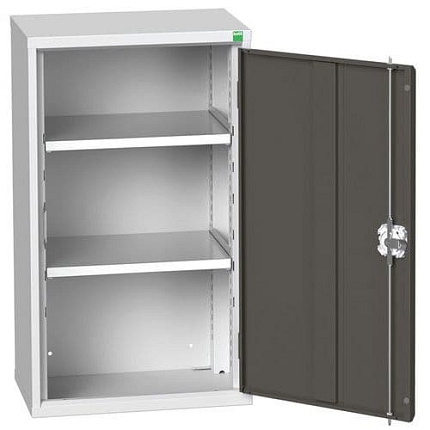 Dílenská skříňka policová Bott Verso, 90 x 52,5 x 35 cm, 2 police, šedá-antracit