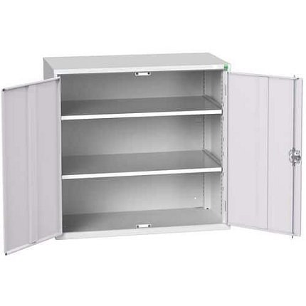 Dílenská skříň policová Bott Verso, 100 x 105 x 55 cm, 2 police, šedá-šedá