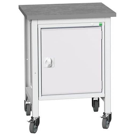 Mobilní dílenský st??l Bott Verso Storage, 93 x 70 x 60 cm, 1 skříňka, linoleum, šedá-šedá