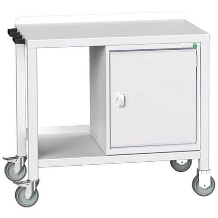 Mobilní dílenský stůl Bott Verso Weld, 91 x 100 x 60 cm, 1 skříňka, ocel, šedá-šedá