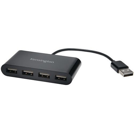 4portový USB 2.0 rozbočovač Kensington