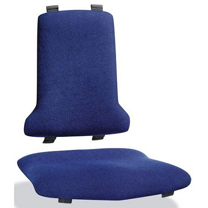 Náhradní polstrování pro židle Bimos Sintec, látka Duotec, modrá
