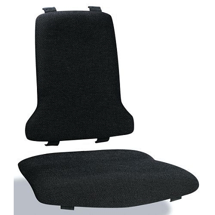 Náhradní polstrování pro židle Bimos Sintec, látka Duotec, černá