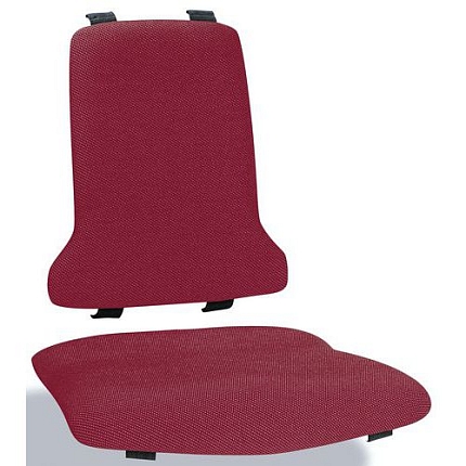 Náhradní antistatické ESD polstrování pro židle Bimos Sintec, látka Duotec, červená